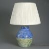 Art pottery lamp