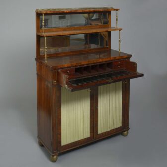 Early 19th century regency period secretaire chiffonier