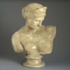 Antique plater bust of venus