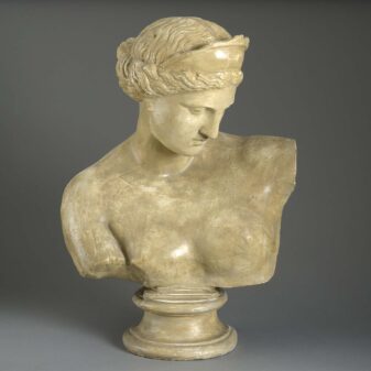 Antique Plater Bust of Venus