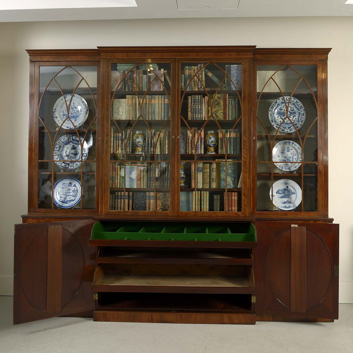 George iii breakfront bookcase