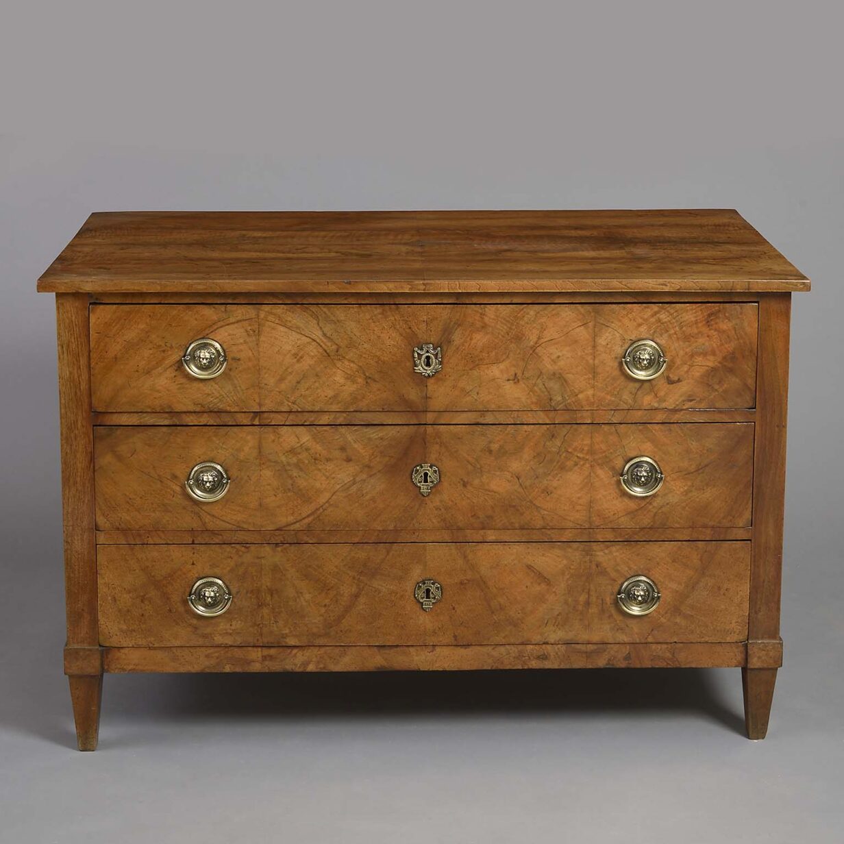 Louis xvi period walnut commode