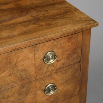 Louis xvi period walnut commode