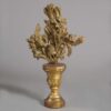 Carved giltwood finial