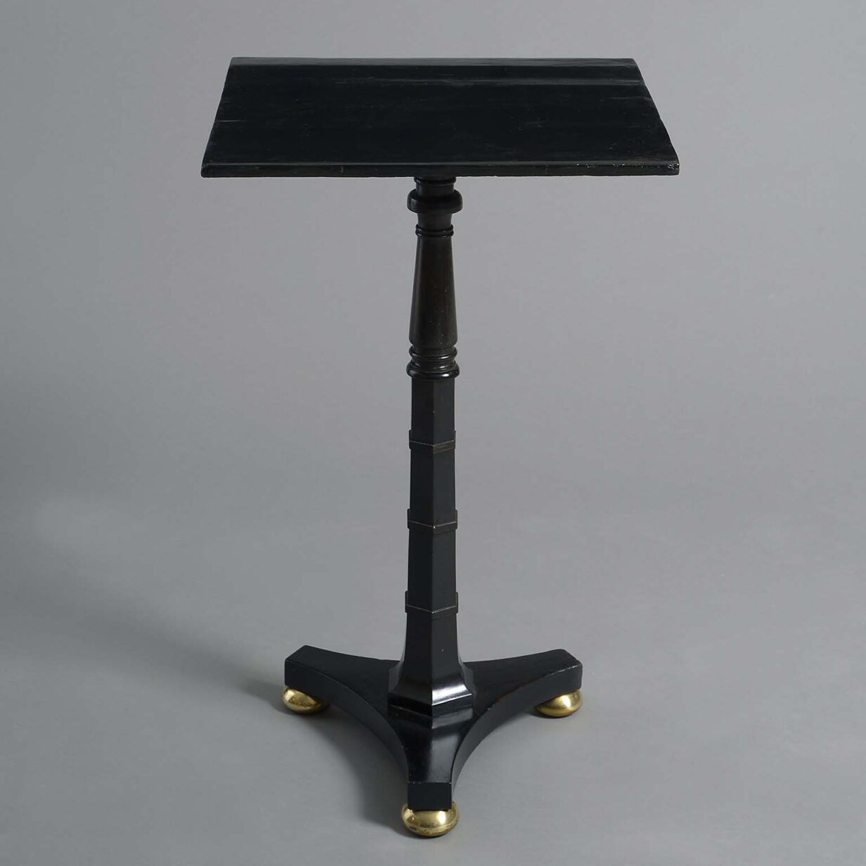 Regency ebonised occasional table