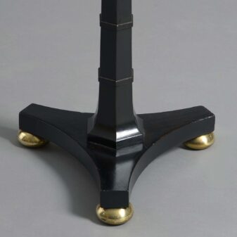 Regency ebonised occasional table