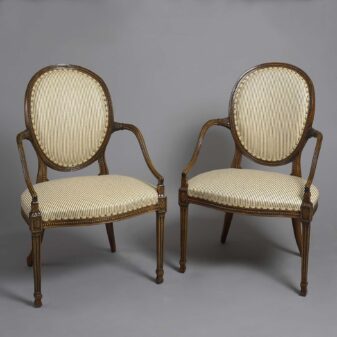 Pair of Hepplewhite Armchairs