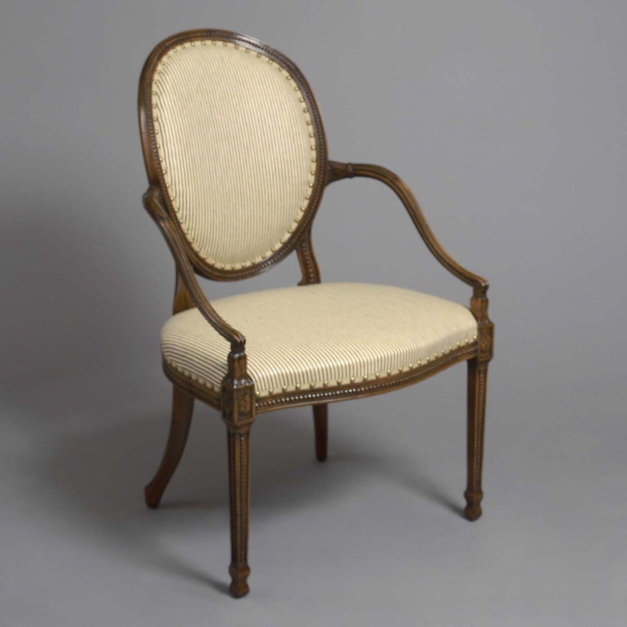 Pair of hepplewhite armchairs