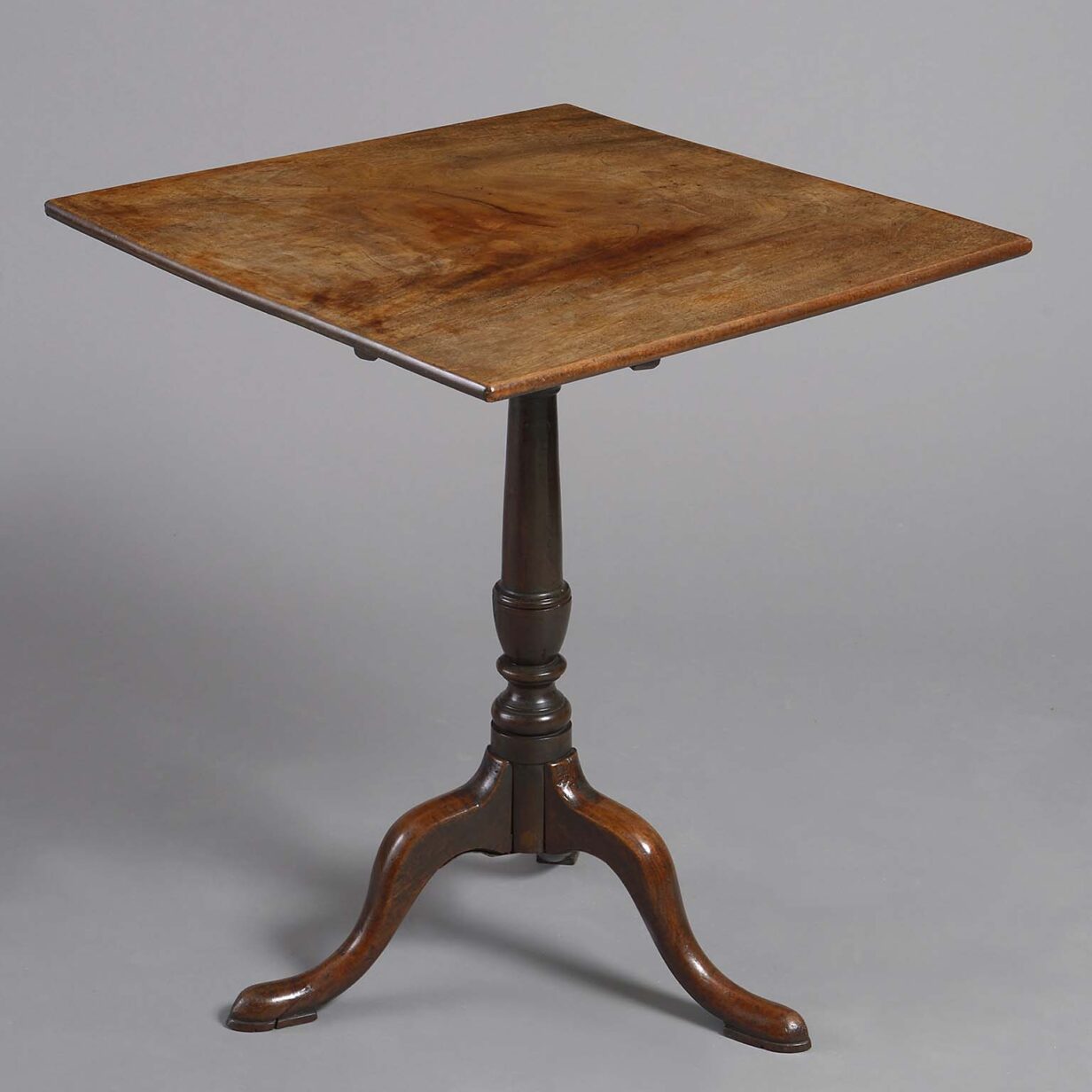 George iii square top tripod table