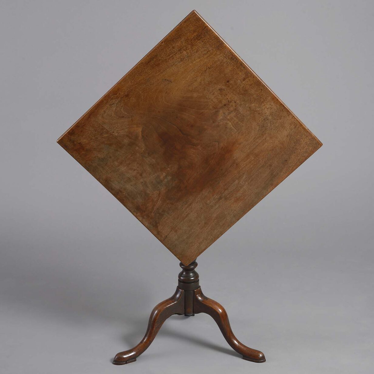 George iii square top tripod table