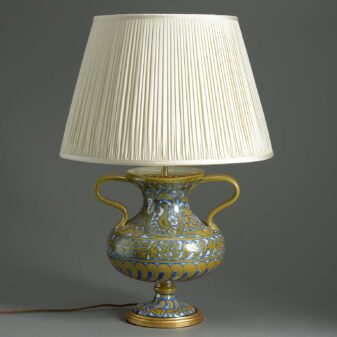 Maiolica Vase Lamp