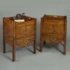 Pair of mahogany night stands