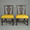 Pair of chippendale side chairs