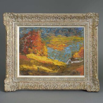 Impressionist landscape oil