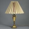 Antique gilt bronze lamp