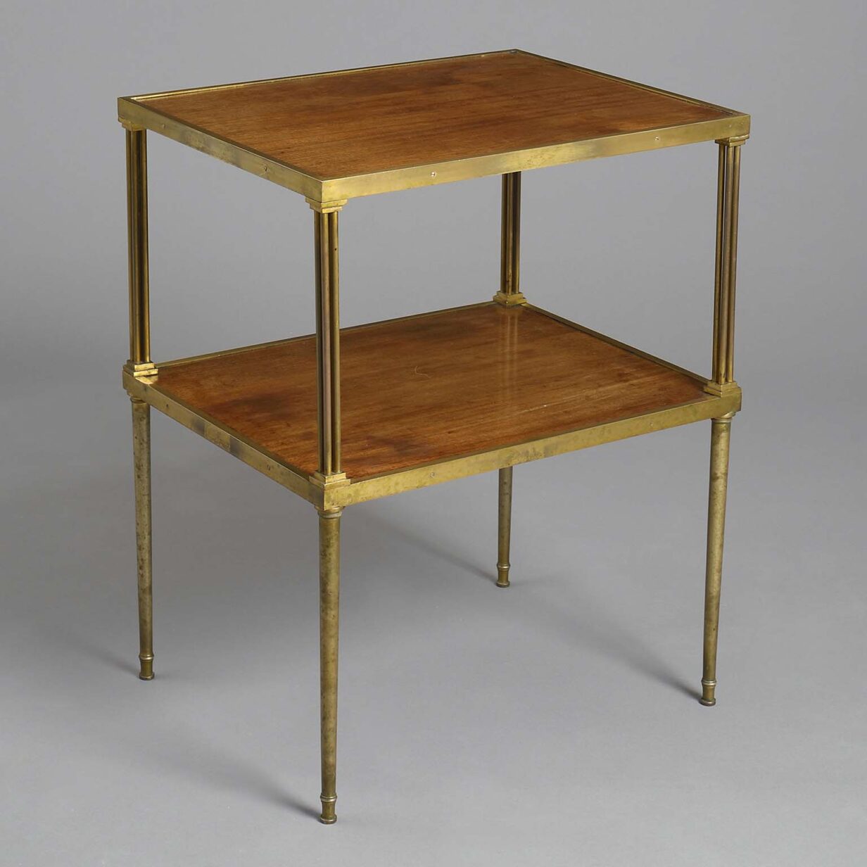 Mid-20th century maison jansen two tier table