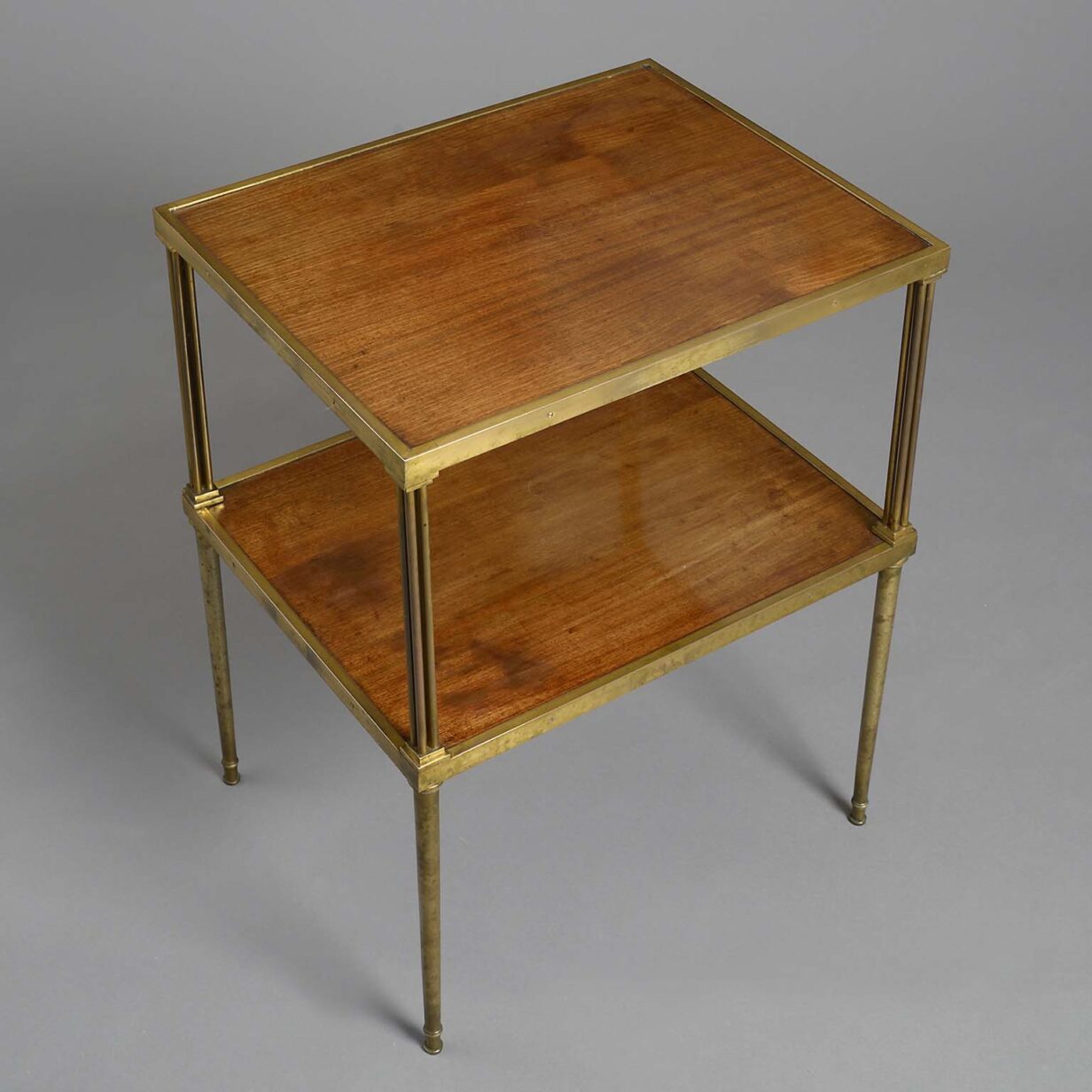 Mid-20th century maison jansen two tier table