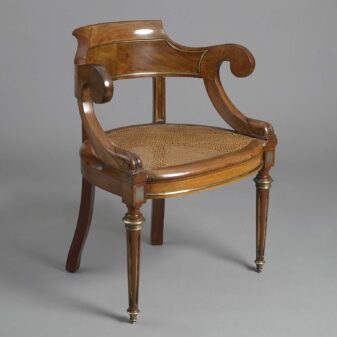 Empire period desk chair