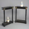 Pair of regency console tables