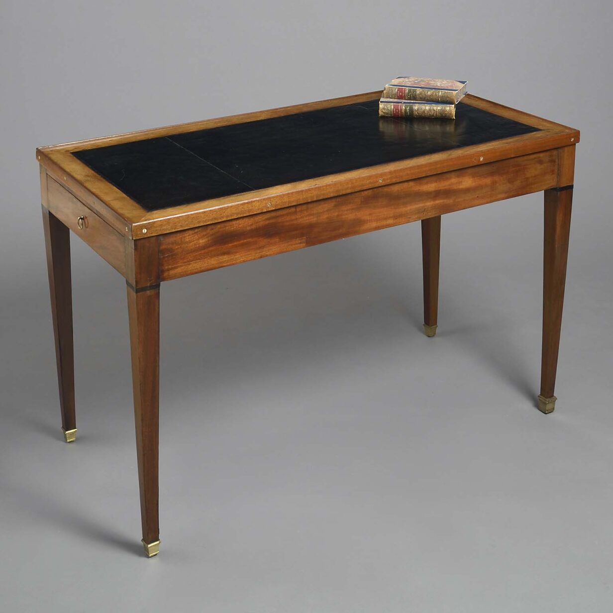 Late 18th century mahogany tric trac games table