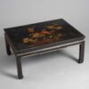 Black lacquer coffee table