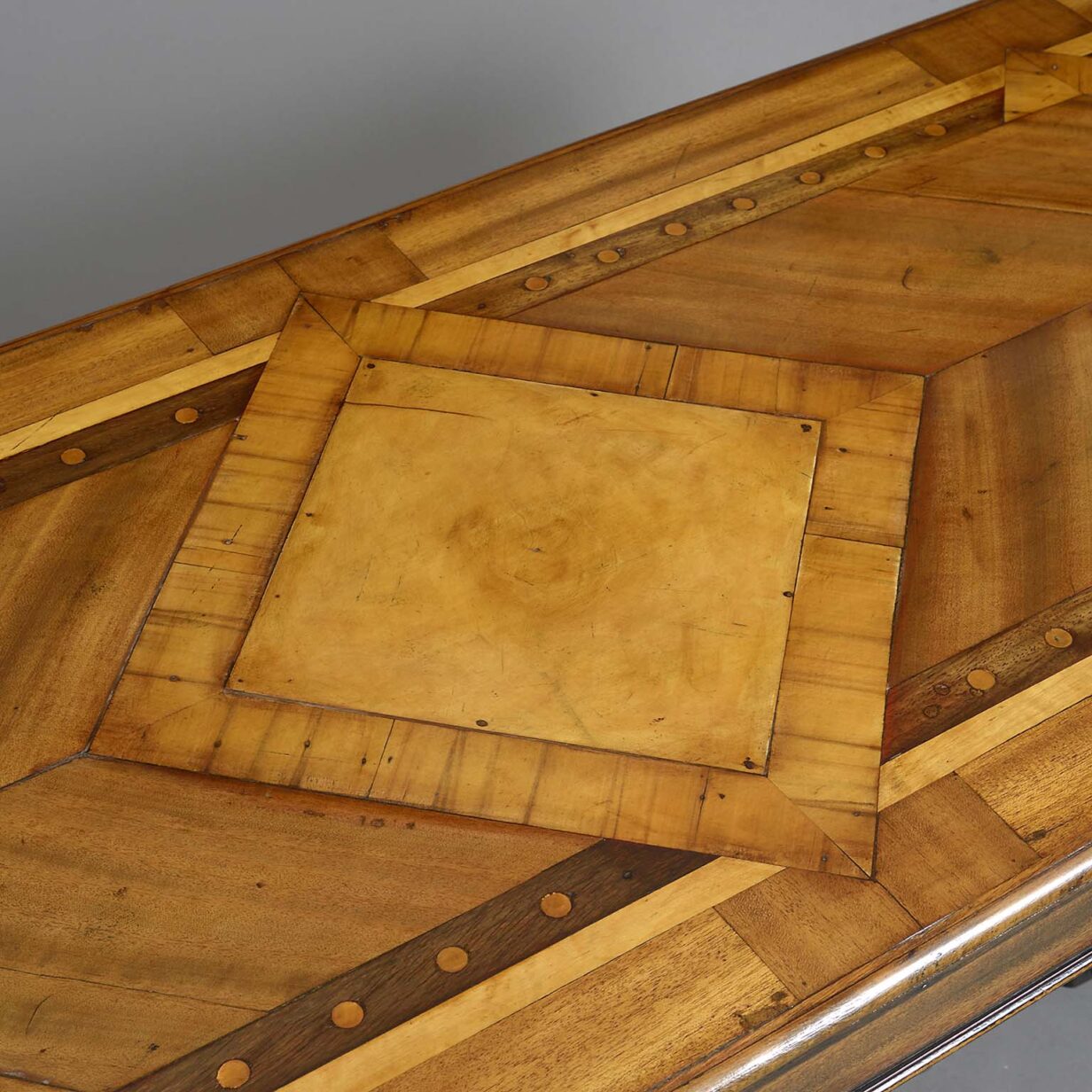 19th century renaissance revival parquetry side table