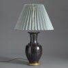 Oil glazed vase lamp