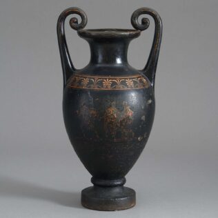 Antique cast iron vase